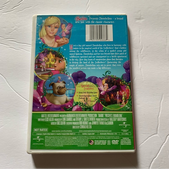 Barbie Thumbelina DVD - Picture 2 of 3
